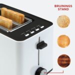 Tosti Toaster Wit - Broodrooster met bagelfunctie & Tostimaker