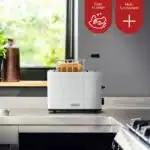 Tosti Toaster Wit - Broodrooster met bagelfunctie & Tostimaker