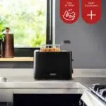 Tosti Toaster Zwart - Broodrooster met bagelfunctie  & Tostimaker