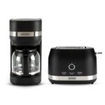 Elements Ontbijtset– Koffiezetapparaat & Broodrooster – Zwart
