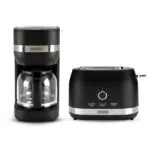 Elements Ontbijtset– Koffiezetapparaat & Broodrooster – Zwart
