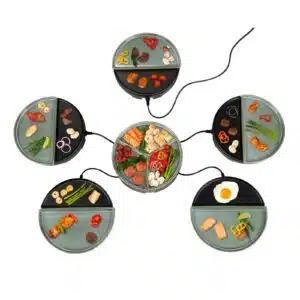 Chefโs Dinner Party โ Gourmetstel โ Glazed Grey โ 5 personen โ PFAS-vrij