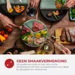 Chef’s Dinner Party – Gourmetstel – Glazed Grey – 5 personen – PFAS-vrij