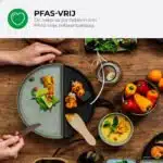 Chef’s Dinner Party – Gourmetstel – Glazed Grey – 5 personen – PFAS-vrij
