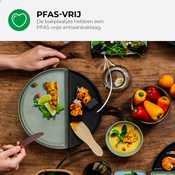 Chef’s Dinner Party – Gourmetstel – Glazed Grey – 5 personen – PFAS-vrij