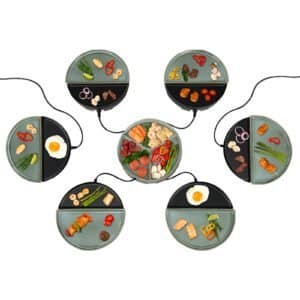 Chef’s Dinner Party – Gourmetstel – Glazed Grey – 6 personen – PFAS-vrij