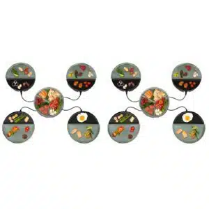 Chef’s Dinner Party – Gourmetstel – Glazed Grey – 8 personen – PFAS-vrij