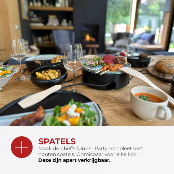 Chef’s Dinner Party – Gourmetstel – Glazed Grey – 8 personen – PFAS-vrij