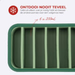 Frosti Bits – 6 x 200ml Voordeelset – 3 Stuks Siliconen Meal Prep Bakjes – BPA-vrij