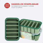 Frosti Bits – 6 x 200ml Voordeelset – 3 Stuks Siliconen Meal Prep Bakjes – BPA-vrij