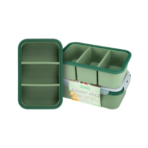 Frosti Bits – 3 x 425ml Voordeelset – 3 Stuks Siliconen Meal Prep Bakjes – BPA-vrij