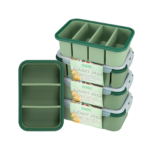 Frosti Bits – Familie set – 5 Stuks Siliconen Meal Prep Bakjes – BPA-vrij