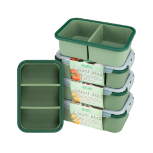Frosti Bits – Meal Prep set – 5 Stuks Siliconen Meal Prep Bakjes – BPA-vrij