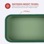 Frosti Bits – 1400ml Voordeelset – 2 Stuks Siliconen Meal Prep Bakjes – BPA-vrij
