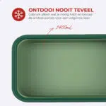 Frosti Bits – 1400ml Voordeelset – 3 Stuks Siliconen Meal Prep Bakjes – BPA-vrij