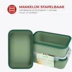 Frosti Bits – 1400ml Voordeelset – 3 Stuks Siliconen Meal Prep Bakjes – BPA-vrij