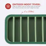 Frosti Bits – 6 x 200ml Voordeelset – 2 Stuks Siliconen Meal Prep Bakjes – BPA-vrij