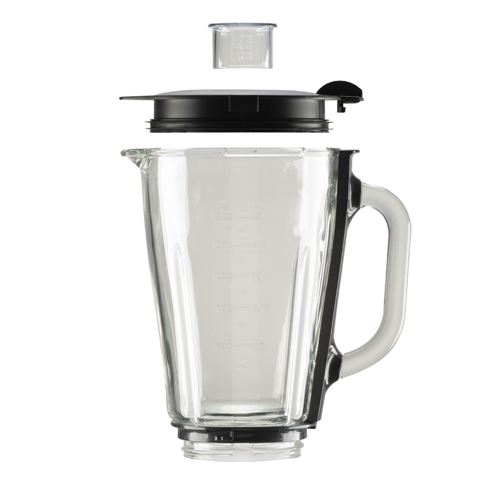 Retro Blender - Glazen kan 1,5L met deksel
